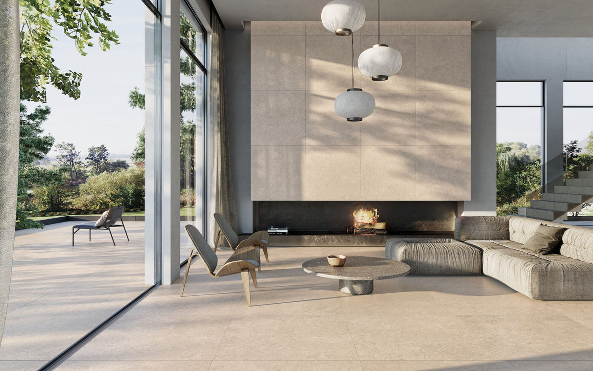 Tuscany Beatrice tile in a bright living room