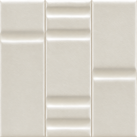 Track Alabaster Decor Mix – three representative sculpted tile profiles
