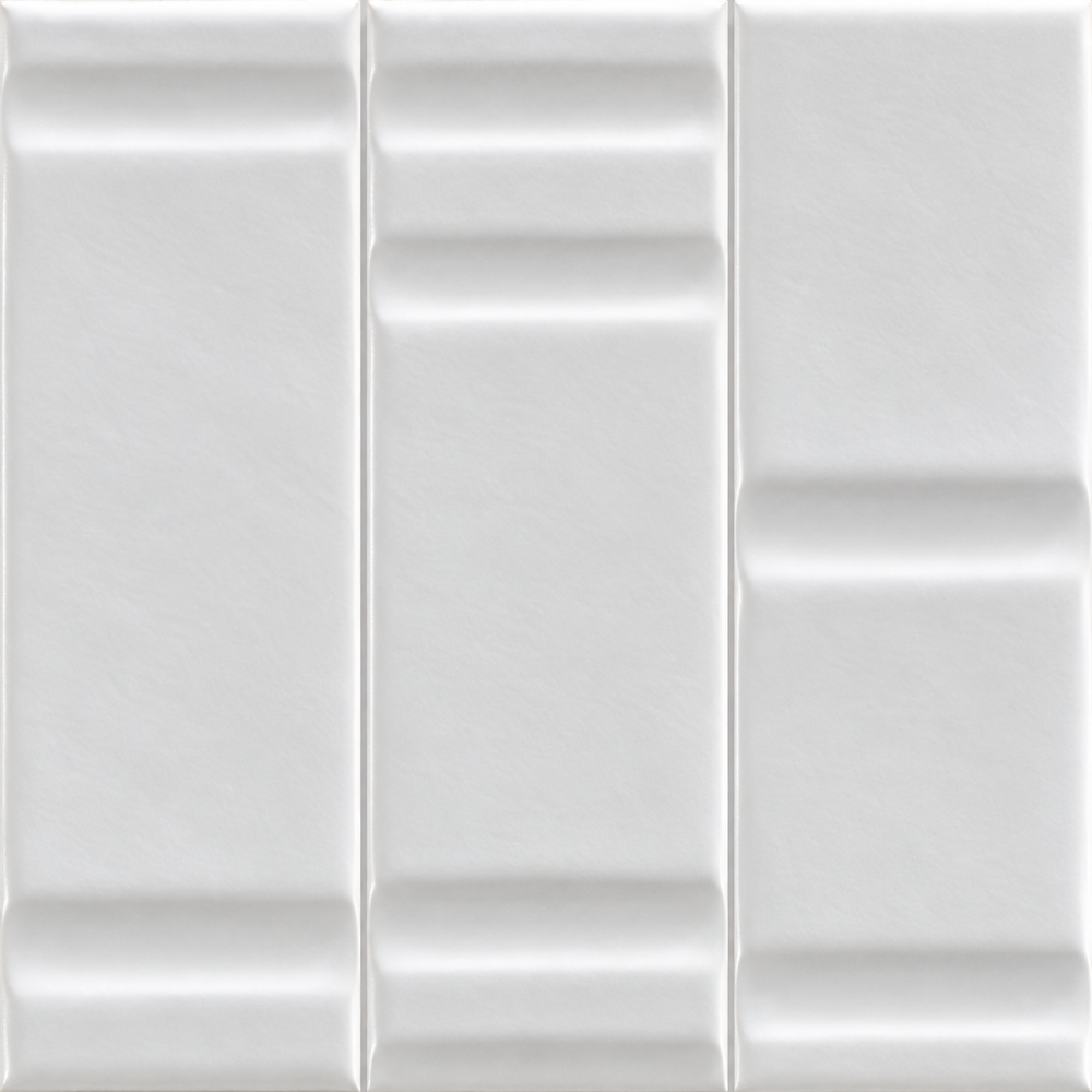 Track Frost Decor Mix – three representative sculpted tile profiles