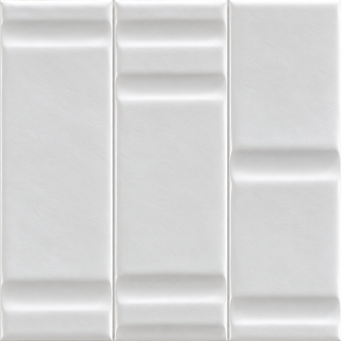 Track Frost Decor Mix – three representative sculpted tile profiles