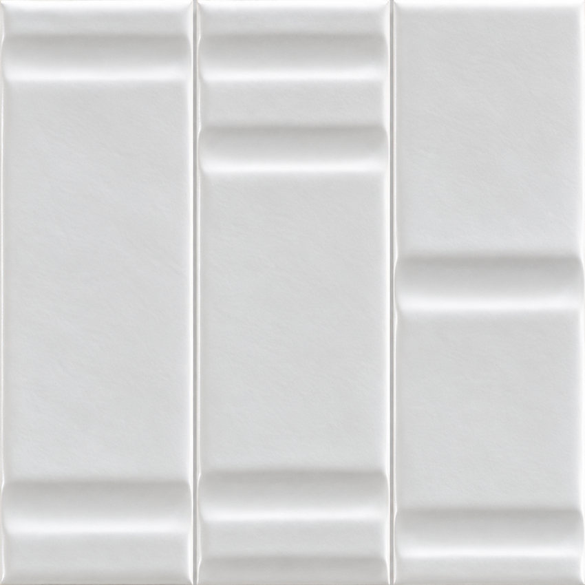 Track Frost Decor Mix – three representative sculpted tile profiles