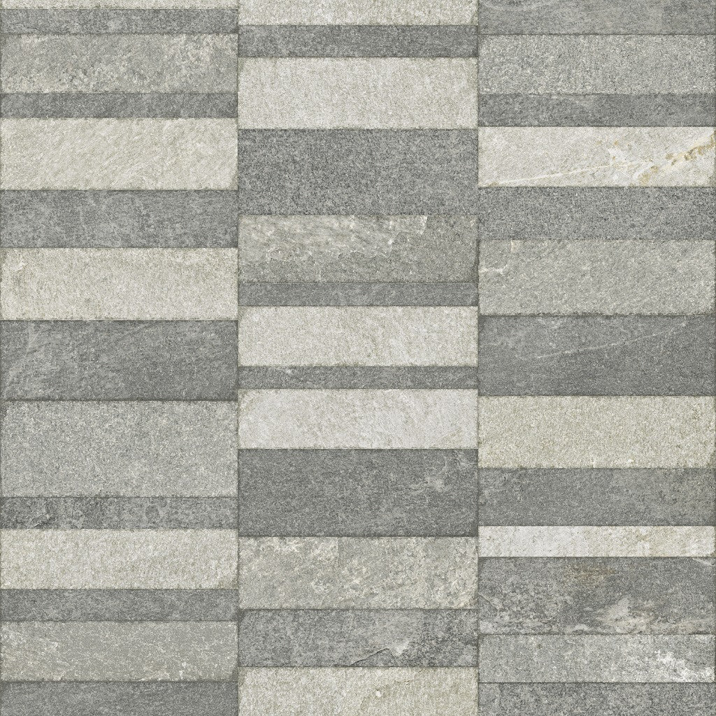 Ardenstone Block decorative porcelain tile in mixed stone tones