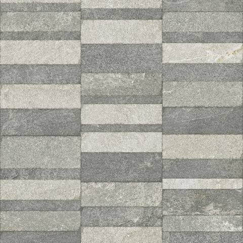 Ardenstone Block decorative porcelain tile in mixed stone tones