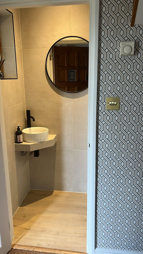Bayford Ivory bathroom wall tiles