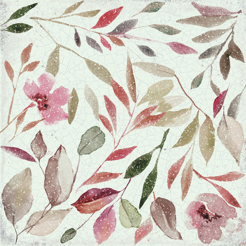 Jasmine Camellia decorative tile swatch