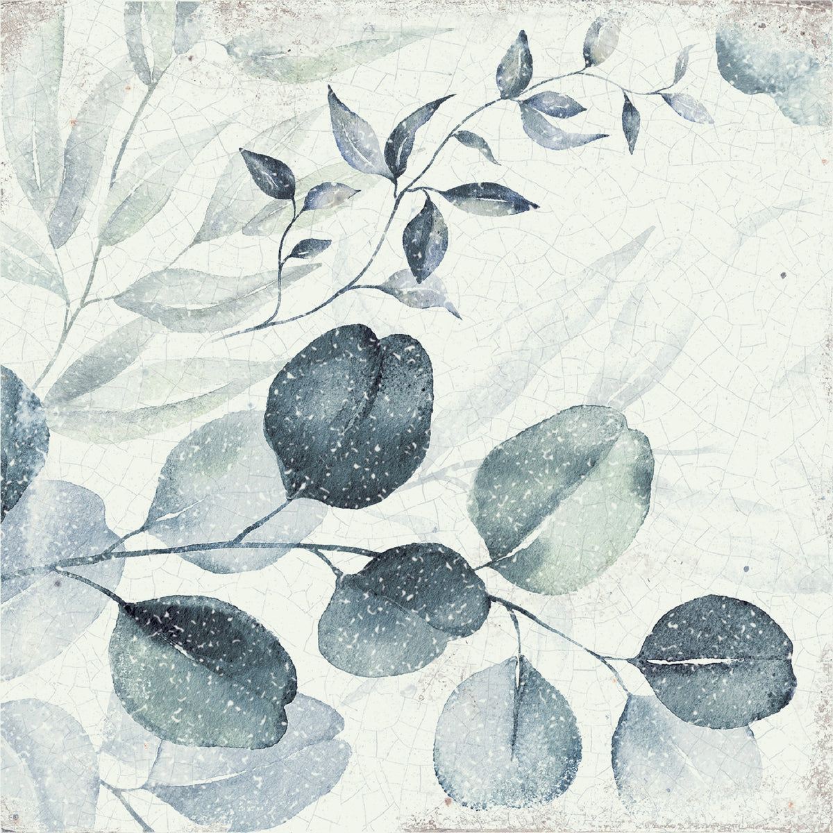 Jasmine Forget-Me-Not decorative tile swatch