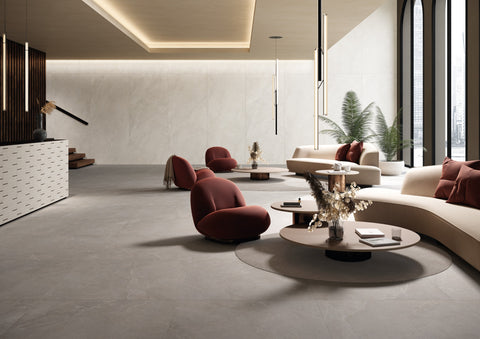 Milan Duomo and Sforza porcelain tiles in a modern interior