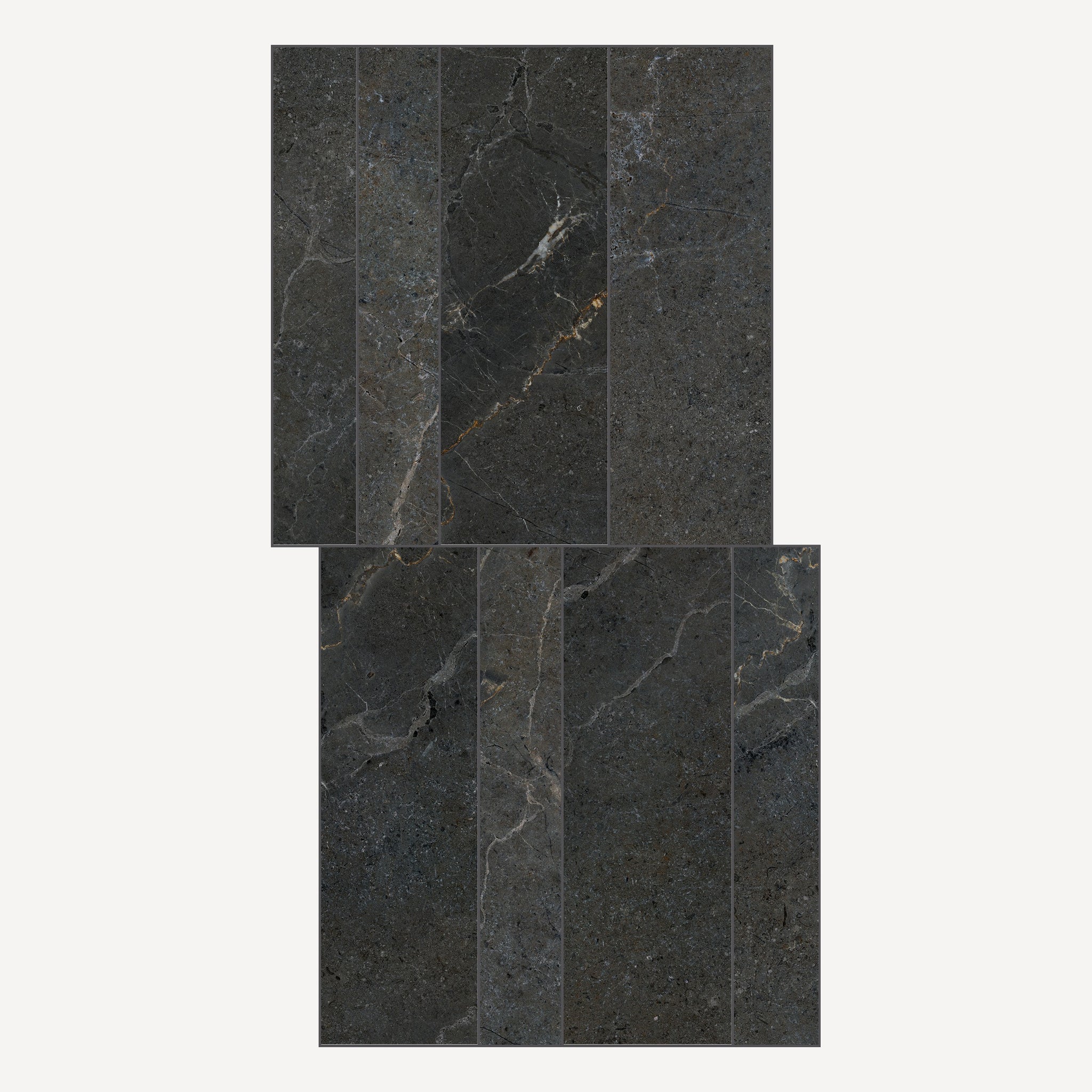 Milan Scala Slat coordinating porcelain tile
