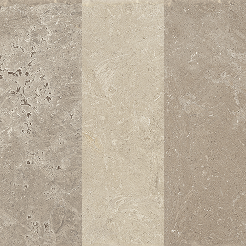 Montclair Nightfall Blend ceramic tile, three tonal variations