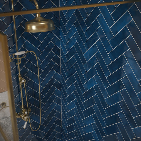 Vera Design denim bathroom
