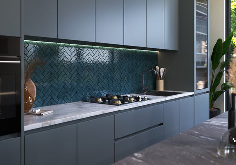 Vera Design peacock kitchen