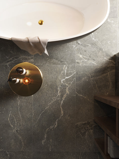 Vinci Coal bathroom view 3