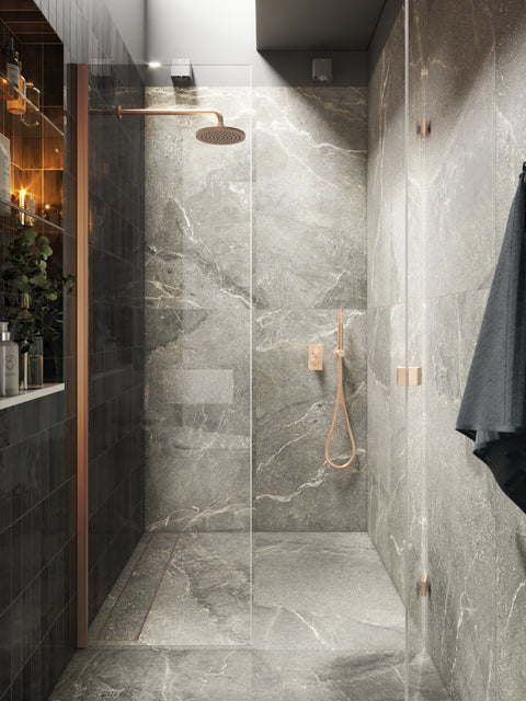 Vinci Coal bathroom view 2