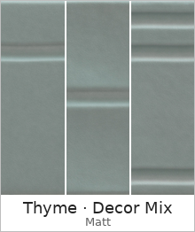 Track Thyme Decor Mix textured tile swatch